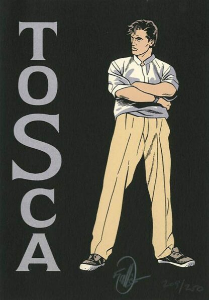 Vallès, Tosca, Ex-libris sérigraphié signé, Tosca