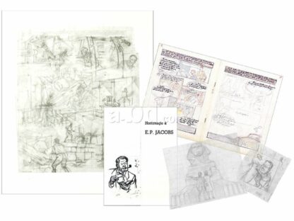 E.P. JACOBS, Le mystère de la grande pyramide, Portfolio