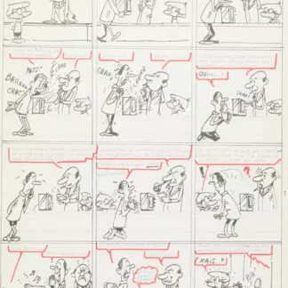 planche originale Génial Olivier Jacques Devos