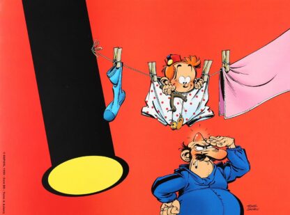 Le Petit Spirou : Affiche offset : Mr. Megot (petit modèle)