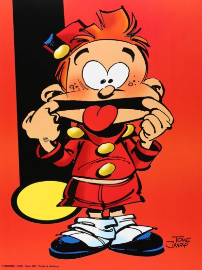 Le petit Spirou : Affiche offset : Grimace (petit modèle)