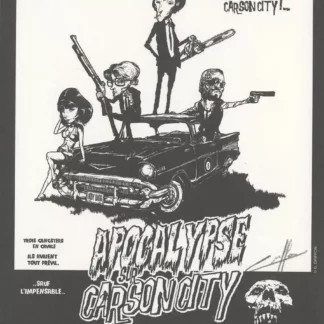 Ex-libris Apocalypse sur Carson City Griffon offset signé