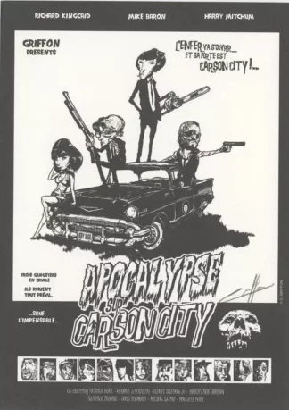 Ex-libris Apocalypse sur Carson City Griffon offset signé