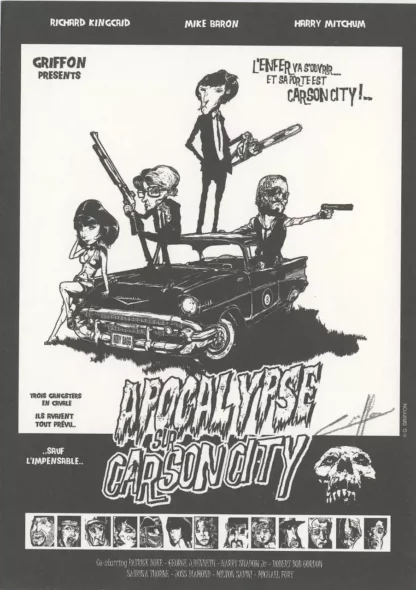 Ex-libris Apocalypse sur Carson City Griffon offset signé