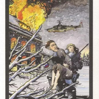 Ex-libris Évacuation Espinosa signé