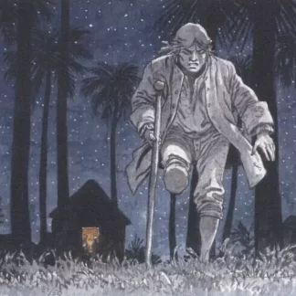 ex-libris Hermann L’unijambiste signé