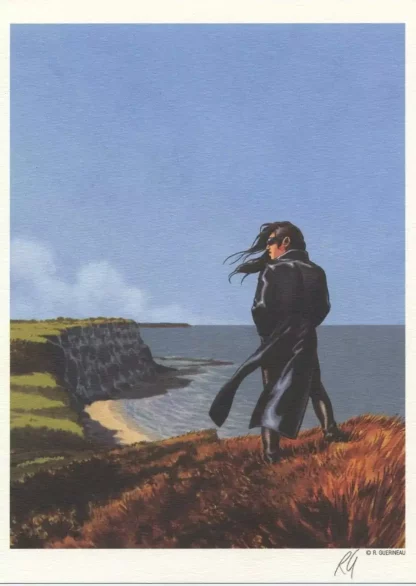 Ex-libris Le Chant des Stryges Guerineau Debrah à la mer offset signé