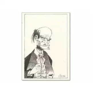 ex-libris Dr Grahms Gaeta signé inédit