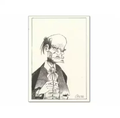 ex-libris Dr Grahms Gaeta signé inédit