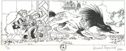 ex-libris Tibill Lilling Cagniat signé
