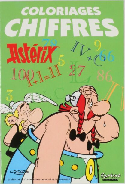 Uderzo, Goscinny, Astérix et Obélix, Bd à prix mini, Coloriages, Chiffres (Petit format)