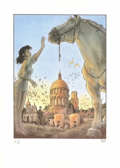 Zoo, Frank Pé, Affiche, Manon et le Cheval