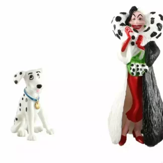 Figurine Cruella d'Enfer et Pongo Disney Les 101 Dalmatiens