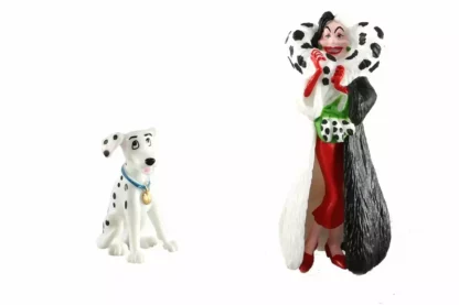 Figurine Cruella d'Enfer et Pongo Disney Les 101 Dalmatiens