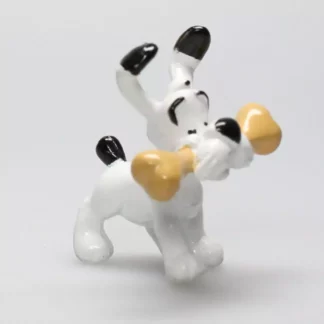 figurine Idéfix Astérix marchant os