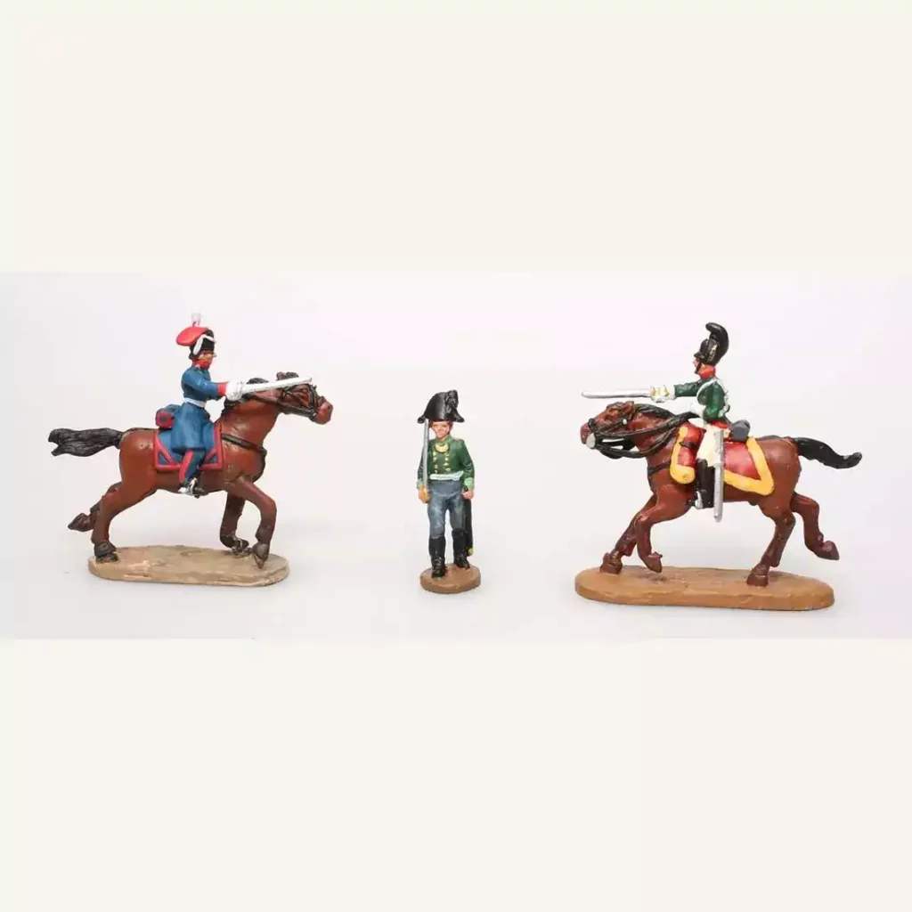 Figurine Napoléon 1/72 métal cavaliers soldat