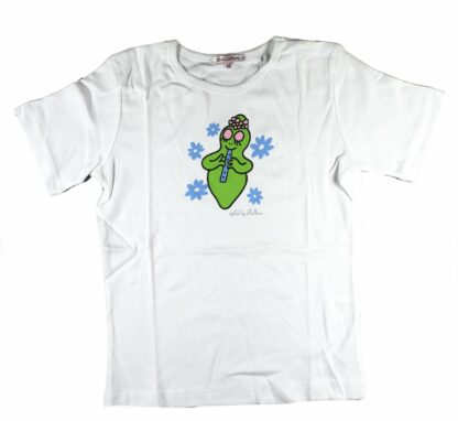 T-shirt Enfant Barbapapa Flûte manches courtes blanc