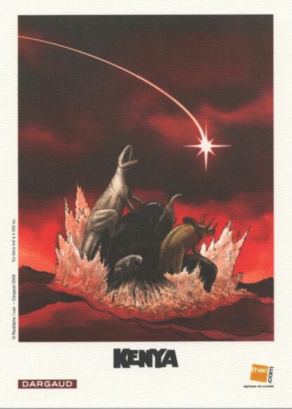 Kenya, Léo, Ex-libris offset, Comète