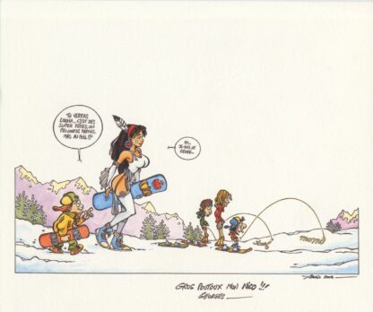 À la neige