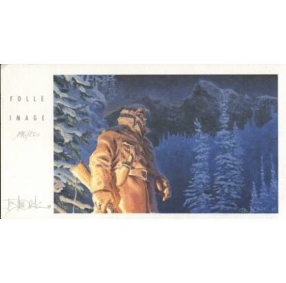 Andreae, Gallie, Wendigo, Ex-libris offset signé, Chasseur