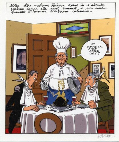 Sherlock et Watson à table