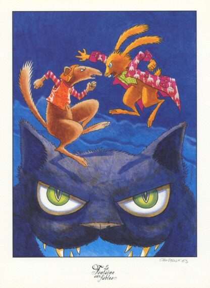 Le Chat, la Belette et le Petit Lapin