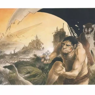 frank pé atomium serigraphie signee futur du passé