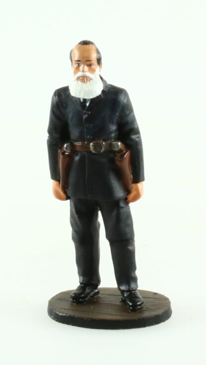 Far West, Juge George Maledon, Figurine en métal 1/32
