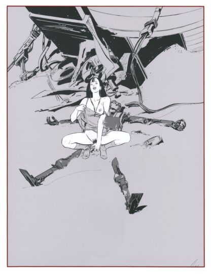 Gillon, Chants Magnétiques, Sérigraphie signée, Récupération 2