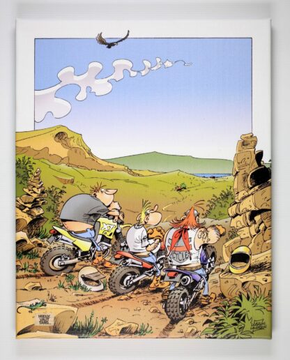 Mieux vaut tard, Laudrain, Toile imprimée, Corse