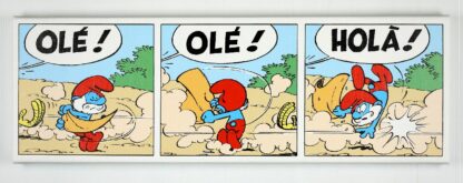 Les Schtroumpfs : Olé Toile imprimée