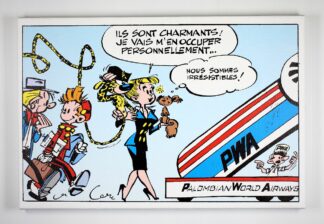 Franquin, Spirou et Fantasio, Toile, Palombian World Airways