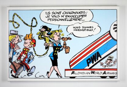 Franquin, Spirou et Fantasio, Toile, Palombian World Airways
