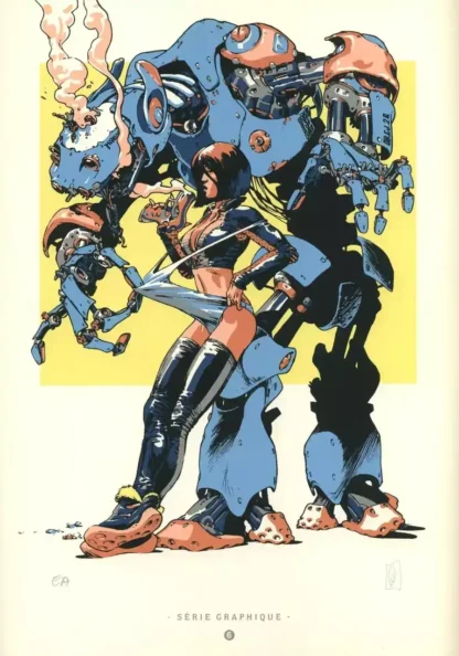 gess-carmen-mc-callum-ex-libris-serigraphie-robot-trop-entreprenant