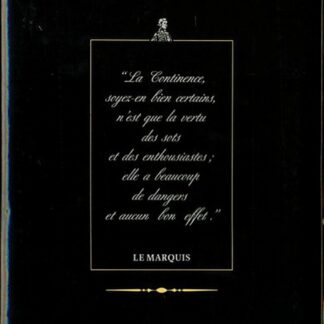 Collection Le Marquis volume 19 : EO Les plaisirs de Saturnin ou l'enfer interdit