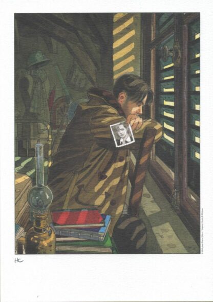 Gibrat, Le sursis, Ex-libris offset, Francois à la fenêtre