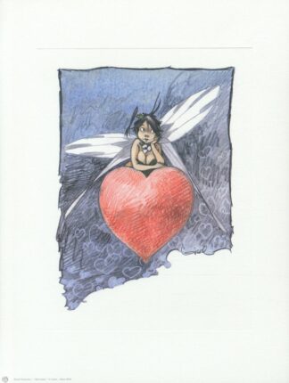 Loisel, Peter Pan, Affiche offset, Fée Clochette, Mon Coeur