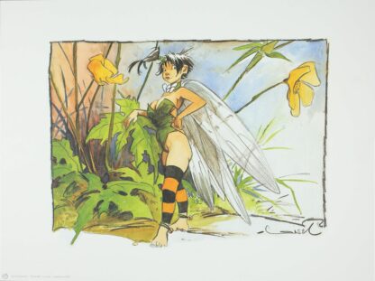 Loisel, Peter pan, Affiche offset, Fée Clochette