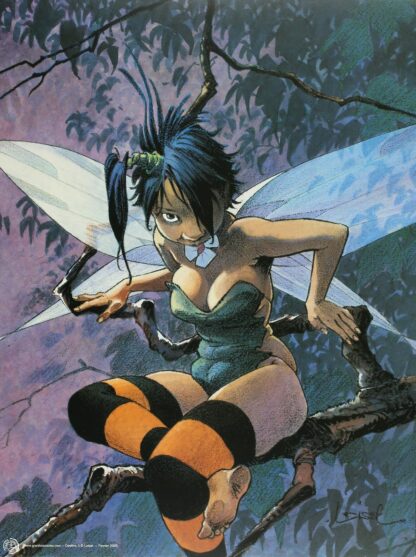 Loisel, Peter Pan, Affiche offset, Fée Clochette Destins 3