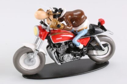 Figurine Résine d'Edouard Bracame sur sa Honda CB 750 Joe Bar Team