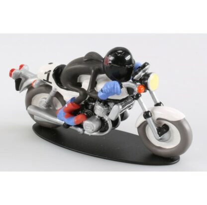 Joe Bar Team, Figurine en résine, Walter Coulede sur sa Suzuki GT 750