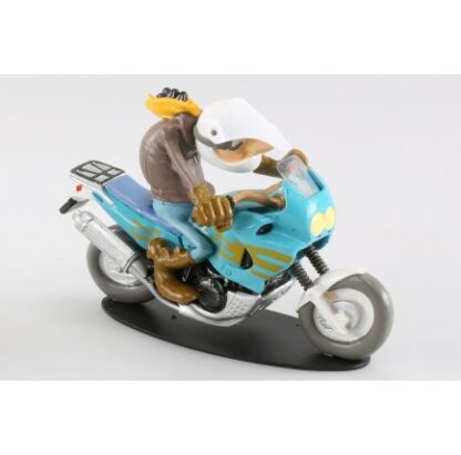 Joe Bar Team, Figurine en résine, Barry Bagar sur sa Honda 750 Africa Twin