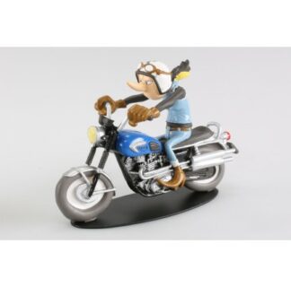 Joe Bar Team, Figurine en résine, Zaza sur sa Triumph 650 Tiger
