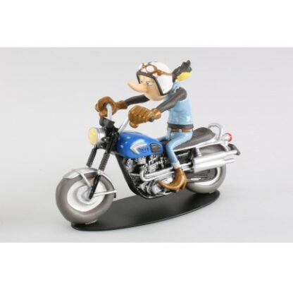 Joe Bar Team, Figurine en résine, Zaza sur sa Triumph 650 Tiger
