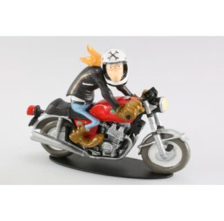 Joe Bar Team, Figurine en résine, René Lagauffre sur sa Laverda 1000
