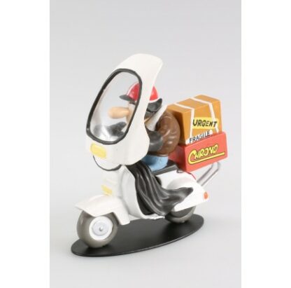Joe Bar Team, Figurine en résine, Al Akource sur son Piaggio Vespa 125