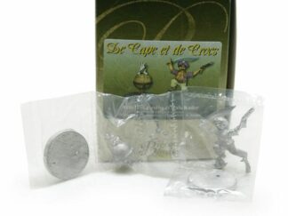 Masbou, De cape et de crocs, Figurine métal, Eusèbe et Rais Kader (non peinte)