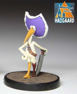 Masbou, Ayroles, De cape et de crocs, Figurine en métal Hazgaard, Cigognac