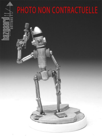 La Nef des Fous – Le Robot Cavalier Noir | Figurine Hazgaard par Turf | (non peinte)