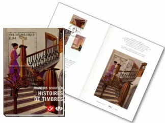Histoires de timbres François Schuiten tirage limité /2000 CBBD